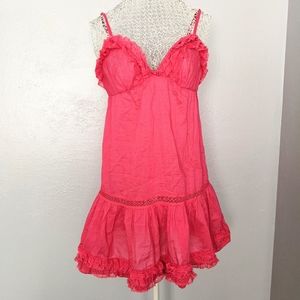 AERIE PINK NIGHTY SLIP BABYDOLL NIGHTIE
